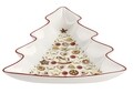 Platou pentru servire, Villeroy & Boch, Winter Bakery Delight Tree, 26.5 cm, portelan premium