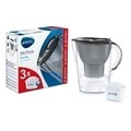 Cana filtranta Brita, Marella MAXTRA+, plastic, 2.4 L, Starter Pack + 3 filtre, grafit