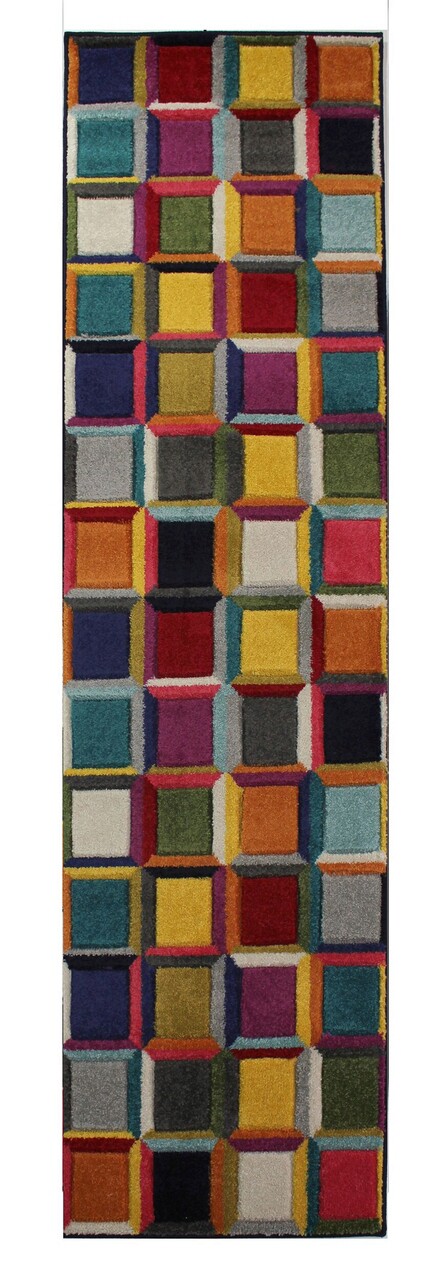 Covor Waltz Multi, Flair Rugs, 66x300 cm, polipropilena, multicolor