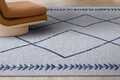 Covor, 22563A Fresco, 160x230 cm, Fibre naturale, Albastru navy