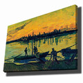 Tablou decorativ, 70100VANGOGH045, Canvas , Lemn, Multicolor