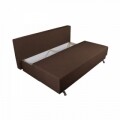 Canapea Extensibila Roma Lux Dark Chocolate 205x90x86 cm + lada de depozitare, maro