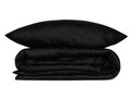 Lenjerie de pat pentru o persoana Single XXL (DE), Elegant - Black, Cotton Box, Bumbac Satinat