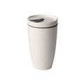 Cana pentru cafea, Villeroy & Boch, To Go Coffee Mug, inchidere etans, 350 ml, portelan premium/silicon