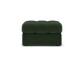 Taburet, Justin, Micadoni Home, BL, 60x60x38 cm, poliester, verde inchis