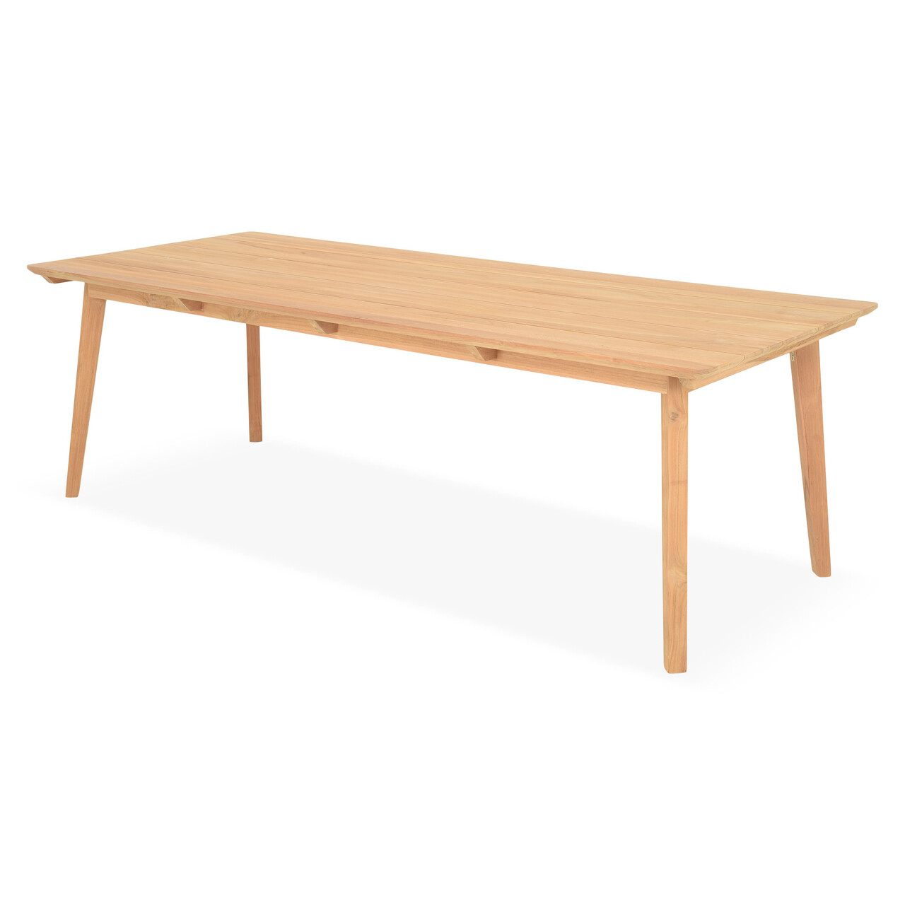 Masa dining pentru gradina/terasa Lorena, 240x100 cm, lemn teak, natur