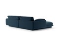 Coltar dreapta 4 locuri, Torino-211, Micadoni Home, 250x170x83 cm, tesatura structurata chenille, albastru navy