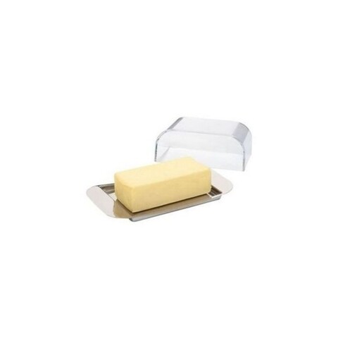 Recipient pentru unt, Moha, Butte Fresh, 11 x 20 cm, inox/plastic