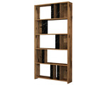 Corp biblioteca, Hommy Craft, Lima, 90x180x20 cm, Nuc / Negru