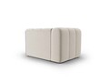 Modul canapea stanga 1 loc, Lupine, Micadoni Home, BL, 114x87x70 cm, catifea, bej