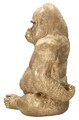 Statueta decorativa, Gorilla, Mauro Ferretti, 64 x 53 x 82 cm, polirasina, auriu