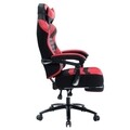 Scaun gaming, Axel, L.69 l.67 H.130-136, piele ecologica/plastic/metal, rosu/negru