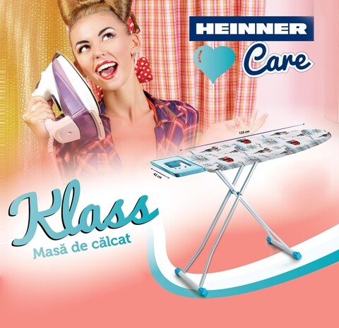 Masa de calcat Klass, Heinner, 125x42 cm, multicolor