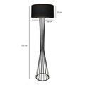 Lampadar, AYD-3058, Insignio, 38 x 155 cm, 1 x E27, 60W, negru