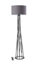 Lampadar, Stala, 846STL2971, Metal, Gri inchis