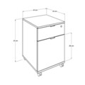 Dulap multifunctional, Adore, RKM-311-SS-1, 41x61x41 cm, PAL, Sonomo