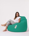 Fotoliu puf, Bean Bag, Ferndale Premium XXL, 115 x 130 cm, poliester impermeabil, turcoaz