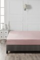 Cearceaf de pat cu elastic, 180x200 cm, 100% bumbac ranforce, Patik, Dusty Rose, roz pudra