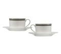 Set de cafea/ceai 12 piese, Art Deco, Ambition, portelan, multicolor