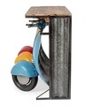 Consola Vespa, Bizzotto, 143.5 x 50.8 x 100.3 cm, lemn de mango/otel, handmade, multicolor