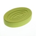 Savoniera Alice, Versa, 13x9x3 cm, ceramica, finisaj cauciucat, verde