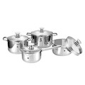 Set oale si tigai 8 piese, Zokura, inox