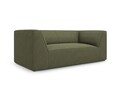 Canapea 2 locuri, Ruby, Micadoni Home, BL, 174x93x69 cm, velur, verde