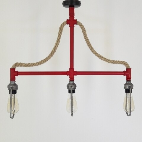 Candelabru All Design, metal, 70x9x65 cm, Red