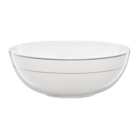 Bol pentru salata Aura Silver, Ambition, 20 cm, portelan