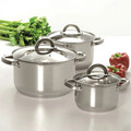 Set oale 13 piese Berry, Ambition, 48x27x23.5 cm, inox/sticla, argintiu