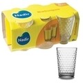 Set 6 pahare Nadir Batuque, sticla rezistenta, 280 ml