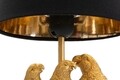 Lampa de masa Parrots, Mauro Ferretti,  1 x E27, 40W, Ø 20x39 cm, negru/auriu