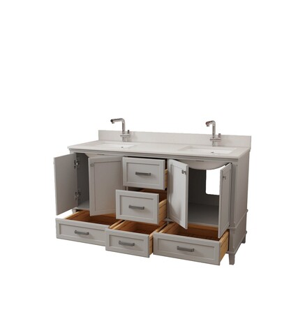 Set mobilier de baie (3 piese), Jussara, Yukon 60, Gri