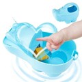 Stropitoare in forma de hipopotam, Bath Toys, HE0268, 12M+, plastic, albastru