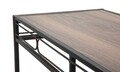 Consola Essential, Mauro Ferretti, 110 x 40 x 80 cm, fier/MDF, negru/maro