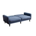 Set canapea extensibilă, Unique Design, 867UNQ1681, Lemn de carpen, Albastru navy