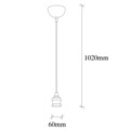 Candelabru, Nitid, Kabluni - MR - 900, E27, 100 W, metal