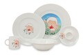 Set de masa pentru copii Kutahya Porselen, CRN05MT9016268, 5 piese, portelan, multicolor