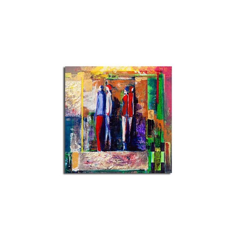 Tablou decorativ, 4545K-103, Canvas, Dimensiune: 45 x 45 cm, Multicolor
