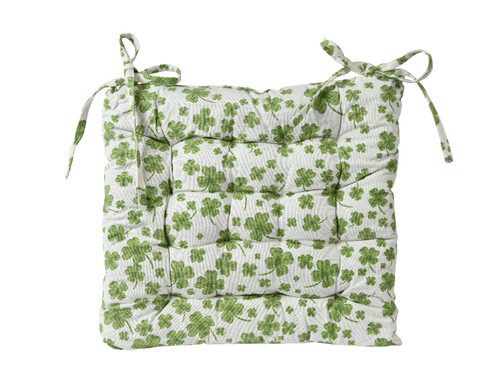 Perna pentru  scaun Quatrefoil, Decoris, 40 x 40 cm, bumbac, verde