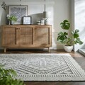 Covor Jaipur Grey, Flair Rugs, 80x145 cm, polipropilena/poliester, gri