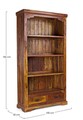 Biblioteca Chateaux, Bizzotto, 100 x 35 x 185 cm, lemn masiv de salcam indian