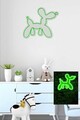 Decoratiune luminoasa LED, Balloon Dog, Benzi flexibile de neon, DC 12 V, Verde