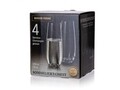 Set 4 pahare pentru sampanie Stemless, Banquet, 230 ml, sticla