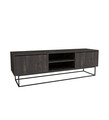 Comoda TV, Kalune Design, Escape 140, 140x50x40 cm, Maro închis/Negru