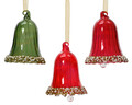 Glob Bell-christmas red, Decoris, H6.7 cm, sticla, rosu