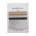 Racleta pentru aluat, Mason Cash, Innovative, 15.2 x 14 x 2.2 cm, inox, maro