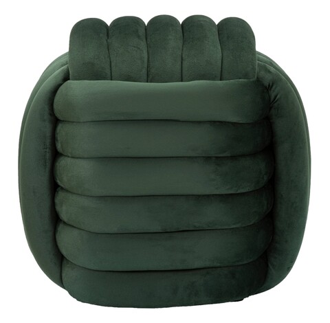 Taburet Softy, Mauro Ferretti, 45x45x45 cm, MDF/catifea din policoton, verde