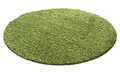 Covor rotund Shaggy Louis, Decorino, 80x80 cm, polipropilena, verde