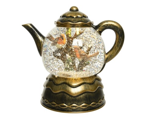 Poza Decoratiune luminoasa Teapot, Lumineo, 18x18 cm, 2 LED-uri, multicolor
